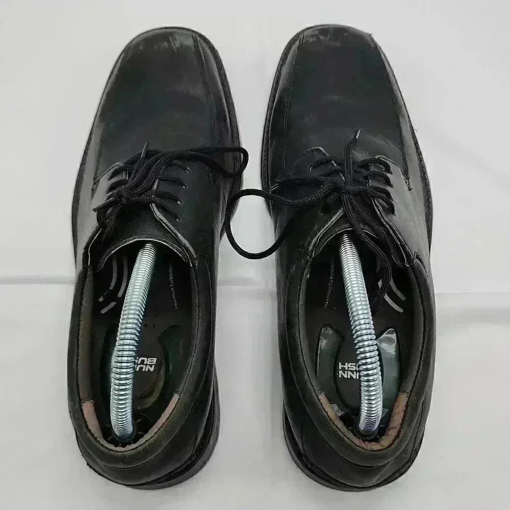 Nunn Bush Mens Black Marcell Lace Up Bike Toe Leather Oxford Dress Shoes Size 8M - Picture 8 of 13